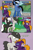 Size: 1920x2948 | Tagged: safe, artist:alexdti, oc, oc only, oc:bass sparks, oc:purple creativity, oc:shadow gear, oc:thistle tube, earth pony, pegasus, pony, unicorn, comic:quest for friendship retold, female, glasses, horn, male, mare, outdoors, scrunchy face, stallion