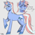 Size: 2048x2048 | Tagged: safe, artist:dmitrymemovznok, oc, oc only, oc:laura (junosartz), pony, unicorn, g4, horn, pronouns, simple background, solo, white background