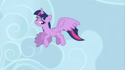 Size: 1280x720 | Tagged: safe, screencap, twilight sparkle, alicorn, g4, my little pony: friendship is magic, princess twilight sparkle (episode), female, flying, solo, twilight sparkle (alicorn)