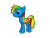 Size: 1200x900 | Tagged: safe, artist:miguelsilva12, oc, oc only, oc:shield wing, alicorn, 3d, colored wings, male, multicolored hair, multicolored wings, simple background, solo, transparent background, wings