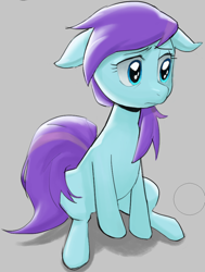 Size: 664x877 | Tagged: artist needed, safe, light stream, earth pony, pony, g4, background pony, female, mare, sad, solo