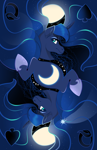 Size: 1280x1979 | Tagged: safe, artist:aim-mod, artist:jitterladybug, part of a set, princess luna, alicorn, pony, g4, female, mare, playing card, solo