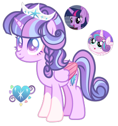 Size: 2076x2211 | Tagged: safe, artist:anno酱w, oc, oc only, alicorn, pony, adoptable, base used, crown, cutie mark, hair bun, horn, jewelry, magical lesbian spawn, offspring, parent:princess flurry heart, parent:twilight sparkle, pigtails, regalia, simple background, solo, transparent background, wings