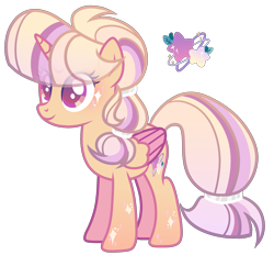 Size: 2313x2142 | Tagged: safe, artist:anno酱w, oc, oc only, pony, unicorn, adoptable, base used, body markings, cutie mark, eyelashes, eyeshadow, facial markings, hairband, horn, magical lesbian spawn, makeup, offspring, parent:applejack, parent:twilight sparkle, parents:twijack, reference sheet, simple background, solo, stars, transparent background