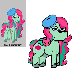 Size: 1280x1280 | Tagged: safe, artist:josephthedumbimpostor, scout kindheart, pegasus, g5, my little pony: tell your tale, female, simple background, solo, solo female, white background