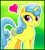 Size: 1357x1500 | Tagged: safe, artist:vomitvomiting, lemon hearts, pony, unicorn, g4, female, gradient background, heart, horn, mare, solo