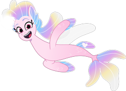 Size: 5003x3625 | Tagged: safe, destiny (g5), seapony (g4), g5, my little pony: tell your tale, official, .ai available, .svg available, concept art, female, simple background, solo, svg, transparent background, vector