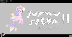 Size: 3339x1746 | Tagged: safe, destiny (g5), seapony (g4), g5, my little pony: tell your tale, official, .psd available, concept art, female, solo