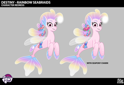 Size: 2275x1558 | Tagged: safe, destiny (g5), seapony (g4), g5, my little pony: tell your tale, official, .psd available, concept art, female, solo