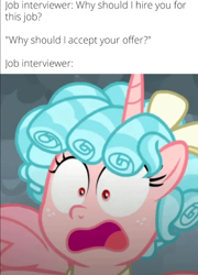 Size: 640x887 | Tagged: safe, edit, edited screencap, screencap, cozy glow, alicorn, pony, g4, my little pony: friendship is magic, the ending of the end, alicornified, cozycorn, female, filly, foal, meme, race swap, shocked, solo