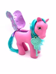 Size: 1200x1600 | Tagged: safe, secret star, pony, g1, photo, simple background, solo, toy, white background