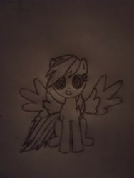 Size: 3060x4080 | Tagged: safe, artist:wkxkxjs, derpibooru exclusive, rainbow dash, g4, practice drawing, traditional art