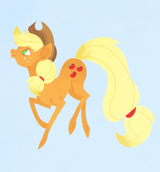 Size: 837x900 | Tagged: safe, artist:pinpomme, applejack, earth pony, pony, g4, my little pony: friendship is magic, hat