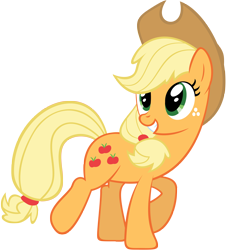 Size: 5000x5542 | Tagged: safe, artist:shho13, applejack, earth pony, pony, g4, absurd resolution, applejack's hat, cowboy hat, female, hat, mare, simple background, solo, transparent background, vector