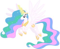 Size: 3000x2441 | Tagged: safe, artist:shho13, princess celestia, alicorn, pony, g4, celestia is not amused, female, high res, magic, magic aura, mare, simple background, solo, transparent background, unamused, vector