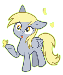 Size: 1280x1500 | Tagged: safe, derpy hooves, butterfly, pegasus, pony, g4, cute, solo, tongue out