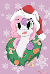 Size: 1305x1920 | Tagged: safe, artist:yumir, sweetie belle, g4, avatar, happy new year, holiday, new year