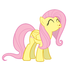 Size: 937x852 | Tagged: safe, artist:landboom, fluttershy, pony, g4, simple background, solo, transparent background, vector