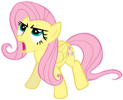 Size: 500x405 | Tagged: safe, artist:landboom, fluttershy, pony, g4, simple background, solo, transparent background, vector