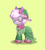 Size: 392x435 | Tagged: safe, artist:smile-files, goat, goat pony, pony, pony town, deltarune, ponified, ralsei, smiling, solo