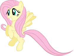 Size: 2599x1974 | Tagged: safe, artist:truecelticheart, fluttershy, pegasus, pony, g4, 2012, female, flying, grin, mare, simple background, smiling, solo, spread wings, tail, transparent background, vector, wings