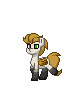 Size: 80x90 | Tagged: safe, oc, oc only, oc:eagle plume, pegasus, pony, ashes town, fallout equestria, fanfic:fallout equestria - to bellenast, pony town, animated, blue eyes, gif, pixel art, simple background, solo, transparent background, walk cycle, walking