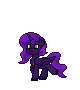 Size: 80x90 | Tagged: safe, oc, oc only, oc:blizziera firenza, alicorn, pony, ashes town, fallout equestria, fanfic:fallout equestria - to bellenast, pony town, animated, artificial alicorn, gif, pixel art, simple background, solo, transparent background, walk cycle, walking