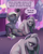 Size: 1730x2160 | Tagged: safe, artist:jewellier, part of a set, limestone pie, marble pie, earth pony, pony, series:ask the pie sisters, g4, angry, ask, cave, comic, crystal, english, female, frown, implied big macintosh, implied marblemac, implied shipping, implied straight, mare, mlp art ask (ru), part of a series, pie sisters, sad face, shading, siblings, sisters, sitting, speech bubble, text, translation, wagon, water droplet