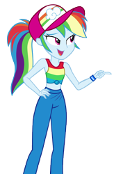 Size: 6154x9392 | Tagged: safe, artist:andoanimalia, rainbow dash, human, equestria girls, equestria girls specials, g4, my little pony equestria girls: better together, my little pony equestria girls: spring breakdown, belly, clothes, exposed belly, female, midriff, shirt, simple background, sleeveless, sleeveless shirt, solo, tank top, transparent background, vector