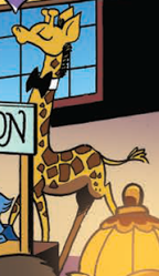 Size: 144x249 | Tagged: safe, artist:andy price, idw, official comic, giraffe, g4, my little pony: the movie, spoiler:comic, spoiler:comic61, comic, convocation of the creatures, unnamed character