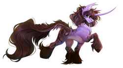 Size: 3508x1960 | Tagged: safe, artist:inspiredpixels, oc, oc:cirro, pony, unicorn, concave belly, curved horn, fit, horn, long horn, simple background, slender, solo, thin, transparent background