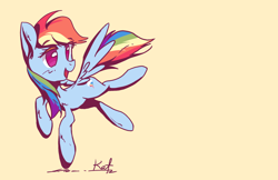 Size: 2172x1408 | Tagged: safe, artist:kaf_pone, rainbow dash, pegasus, pony, g4, solo