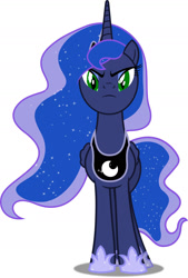 Size: 1280x1896 | Tagged: artist needed, safe, edit, princess luna, alicorn, pony, g4, eye color change, jpg, simple background, solo, white background