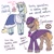 Size: 2048x2048 | Tagged: safe, artist:regularcitrus, earth pony, pony, unicorn, mlp x jojo, alternate name, alternate universe, anime, crossover, duo, erina pendleton, jojo's bizarre adventure, long description, phantom blood, ponified, robert eo speedwagon, simple background, speedwagon, white background