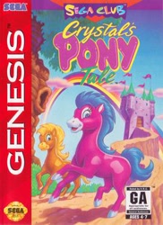Size: 270x370 | Tagged: safe, crystal (crystal's pony tales), crystal's pony tales, game, sega, sega genesis