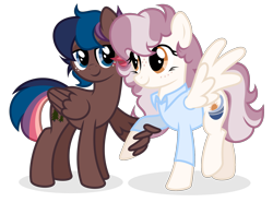 Size: 2000x1480 | Tagged: safe, artist:shizow, oc, oc only, oc:maritime, oc:starchaser, pegasus, pony, clothes, female, mare, shirt, simple background, transparent background