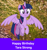 Size: 945x1004 | Tagged: safe, artist:decprincess, edit, twilight sparkle, alicorn, pony, g4, cute, flying, happy birthday, pretty, tara strong, twiabetes, twilight sparkle (alicorn), twilight sparkle is best facemaker