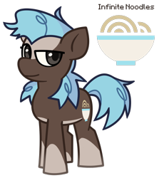 Size: 1106x1200 | Tagged: safe, artist:sb66, derpibooru exclusive, oc, oc only, oc:infinite noodles, earth pony, pony, bald face, base used, blaze (coat marking), coat markings, cutie mark, facial markings, simple background, socks (coat markings), solo, transparent background