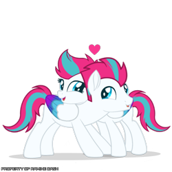 Size: 3600x3600 | Tagged: safe, artist:ramixe dash, zipp storm, pegasus, pony, g4, g5, colored wings, duo, female, g5 to g4, generation leap, gradient wings, heart, male, mare, r63 paradox, rule 63, self paradox, self ponidox, selfcest, shipping, simple background, stallion, straight, transparent background, watermark, wings, zip cyclone