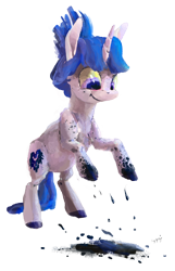 Size: 600x934 | Tagged: safe, artist:cutebrows, oc, oc only, unicorn, commission, simple background, solo, transparent background