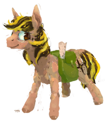 Size: 700x808 | Tagged: safe, artist:cutebrows, oc, oc only, oc:pathfinder, earth pony, commission, simple background, solo, transparent background