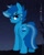 Size: 562x702 | Tagged: safe, artist:cola, oc, oc only, oc:wolf blake, pony, unicorn, base used, butt, femboy, frown, horn, looking at you, male, male oc, night, no eyelashes, plot, pony oc, show accurate, solo, stallion, stallion oc, stars, unicorn oc