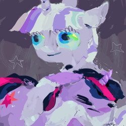 Size: 1000x1000 | Tagged: safe, artist:cutebrows, twilight sparkle, twilight velvet, g4, crying, hug