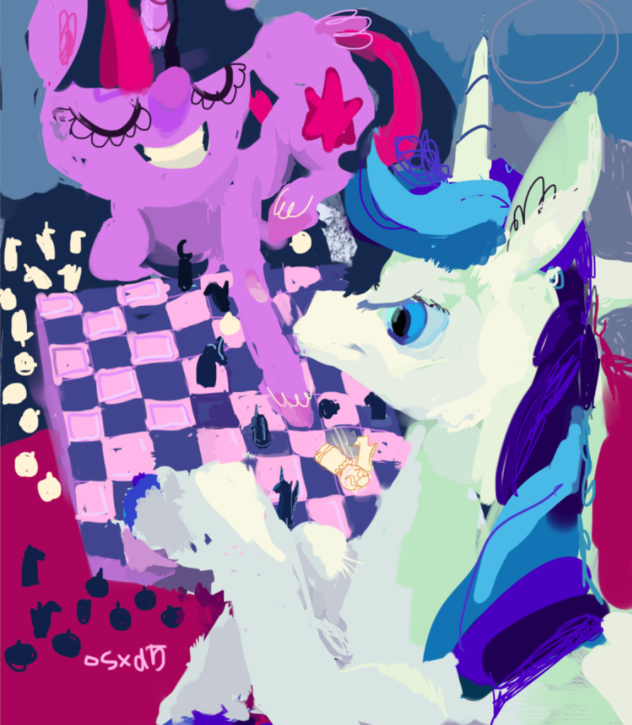 Safe Artist Cutebrows Shining Armor Twilight Sparkle G Brother And Babe