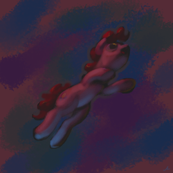 Size: 4800x4800 | Tagged: safe, artist:docwario, pinkie pie, g4, flying, solo, surreal