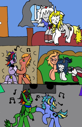 Size: 1179x1815 | Tagged: safe, artist:ask-luciavampire, oc, demon, demon pony, dracony, dragon, earth pony, hybrid, pony, undead, unicorn, vampire, vampony, date, holiday, tumblr, valentine, valentine's day