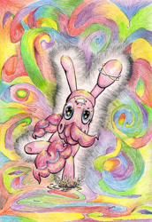 Size: 2358x3437 | Tagged: safe, artist:mcstalins, pinkie pie, g4, solo, traditional art