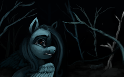 Size: 2897x1804 | Tagged: safe, artist:misstwipietwins, fluttershy, g4, night, solo, tree