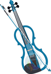 Size: 958x1384 | Tagged: safe, artist:pure-blue-heart, commission, cutie mark, cutie mark only, electric violin, musical instrument, no pony, obtrusive watermark, simple background, solo, transparent background, violin, watermark