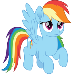 Size: 3000x3007 | Tagged: safe, artist:cloudy glow, rainbow dash, pegasus, pony, g4, my little pony: rainbow roadtrip, .ai available, female, mare, movie accurate, simple background, solo, transparent background, vector